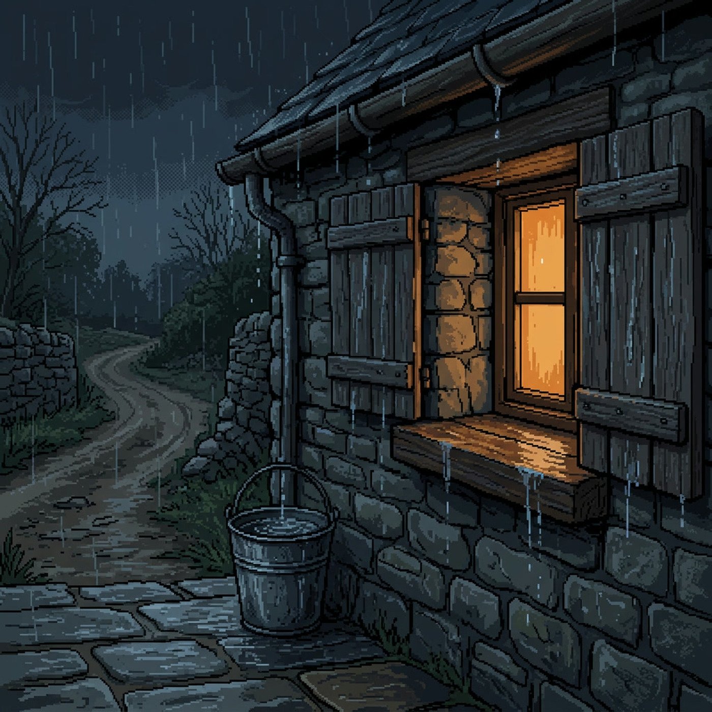 Rain on the Shutters
