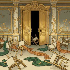 Fleeing the Gilded Hall