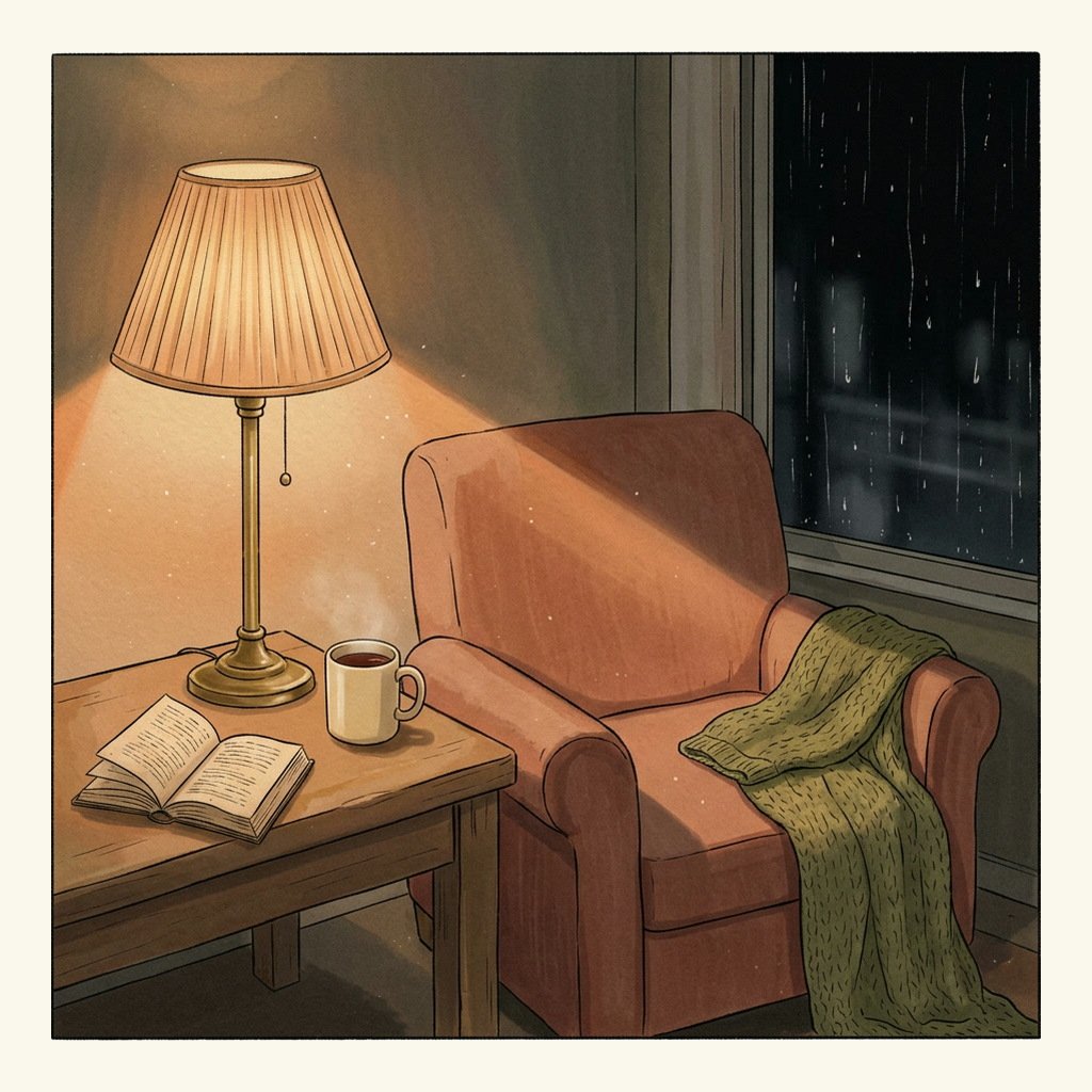 Cold Tea, Warm Lamp cover
